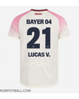 Billige Fotballdrakt Bayer Leverkusen Lucas Vazquez #21 Replika Bortedrakt 2025-26 Kortermet Billige Fotballdrakt Bayer Leverkusen Lucas Vazquez #21 Replika Bortedrakt 2025-26 Kortermet